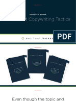 Module 2 Bonus Advanced Copywriting Tactics Slideshow