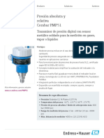 Endress-Hauser Cerabar M PMP51 ES