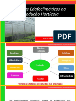 Fatores edafoclimáticos na produção hortícola