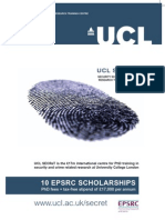 WWW - Ucl.ac - Uk/secret: 10 Epsrc Scholarships