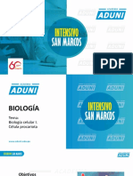 1° Semana Biología Intensivo San Marcos