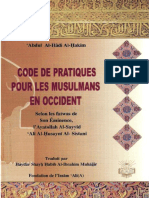 Code de Pratiques Pour Les Musulmans en Occident Sistani