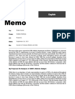 Memo For English New One