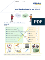 Inventions and Technology in Our Lives!: Activity 2: Creativity To Solve Problems Lead in