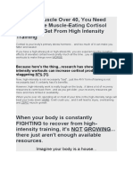 Avoid The Muscle-Eating Cortisol Spike With TVT