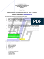 Física 4° Año: Asignaciones de la Unidad de Nivelación