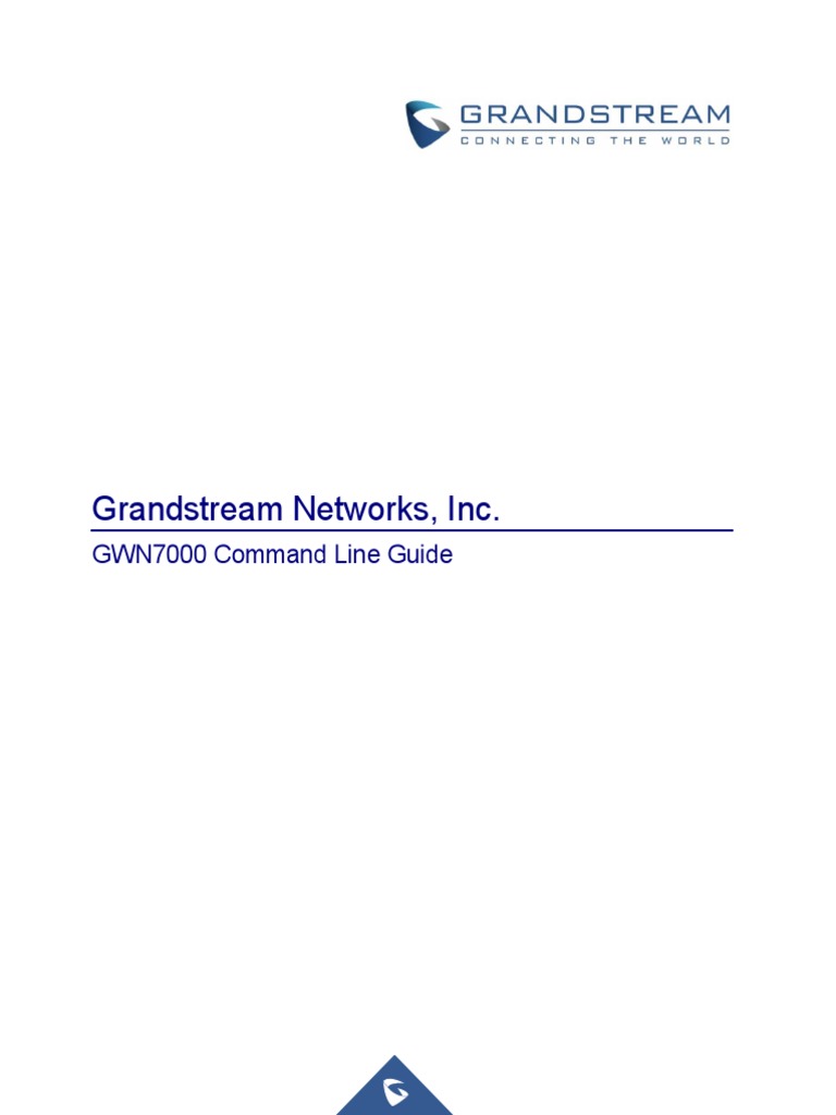 GWN7000 Command Line Configuration Guide | PDF | Command Line Interface ...