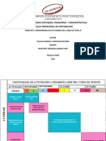 Cronograma de Actividades