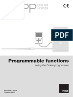Programmable Functions: HO7124 HO7224