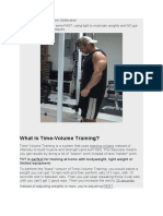 Time-Volume Training Arm Obliteration