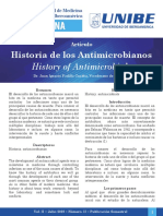 Historia de Los Antimicrobianos