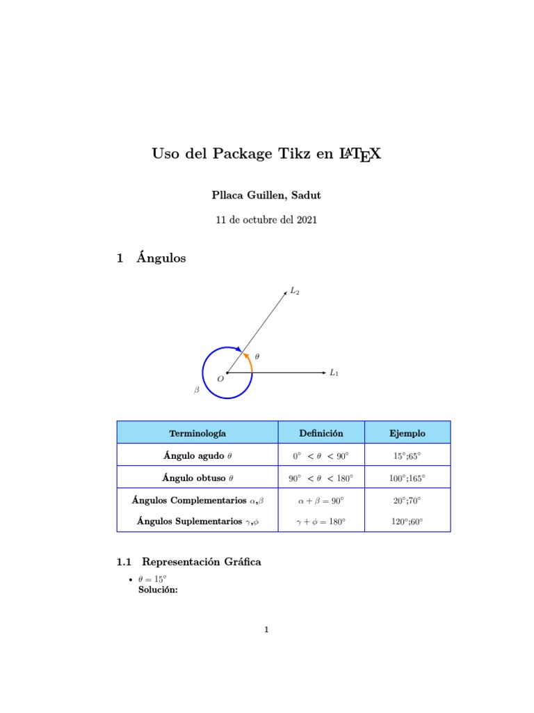 Segunda Parte Uso Del Package Tikz | PDF