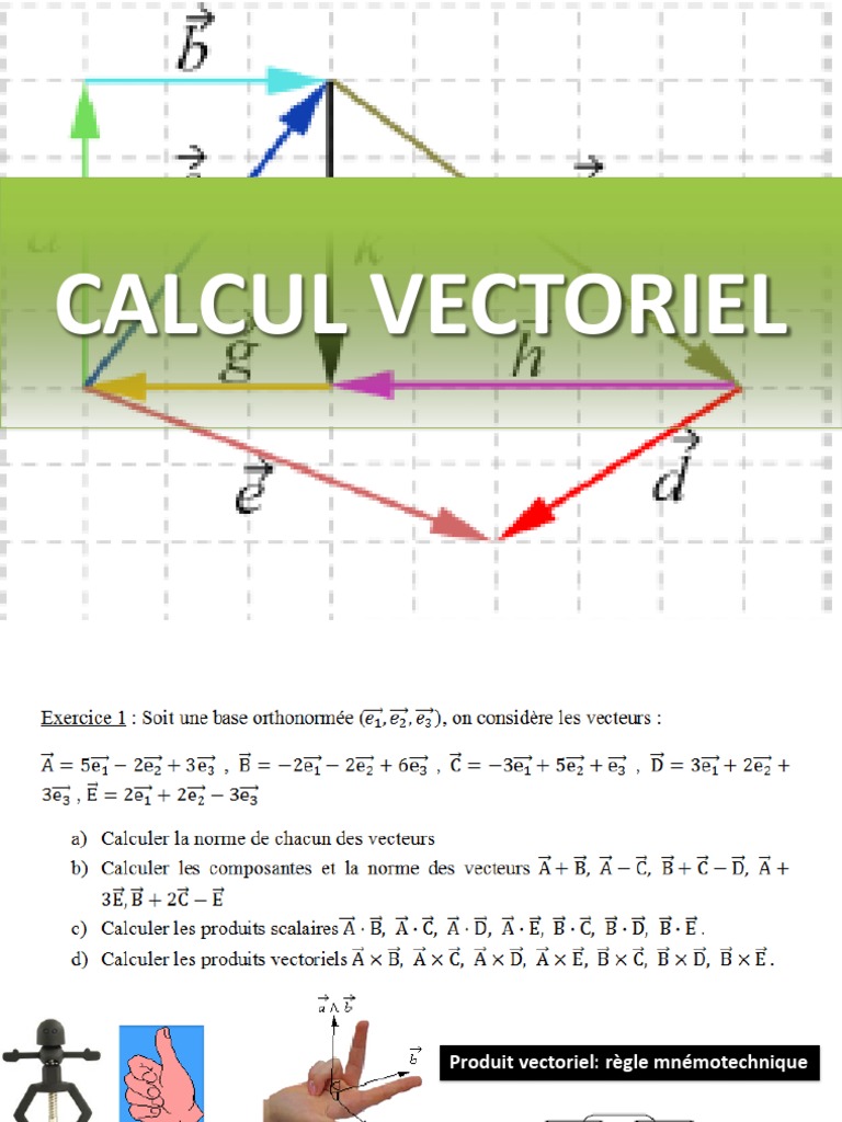 Calcul vectoriel et différentiel avancé | PDF
