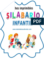 Fichas Imprimibles Silabario Infantil