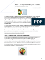 Alimentación Ciclista Las Mejores Dietas para Ciclistas