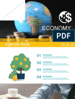 Modern PowerPoint Template for Economy Thesis
