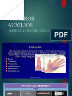 Primeros Auxilios: Heridas Y Hemorragias