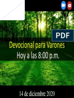 Devocional para Varones 14-12-2020