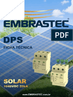 E130.1040.020.x - Dps Solar 1mppt 1040vdc 20ka - Definitivo