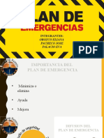 Presentación PLAN DE EMERGENCIAS