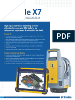 Trimble X7: 3D Laser Scanning System