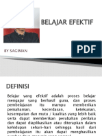 BELAJAR EFEKTIF SECARA SISTEMATIS