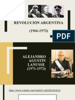 Revolución Argentina 1966-1973: Lanusse y el regreso de Perón