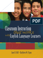 English Language Learners: Classroom Instruction