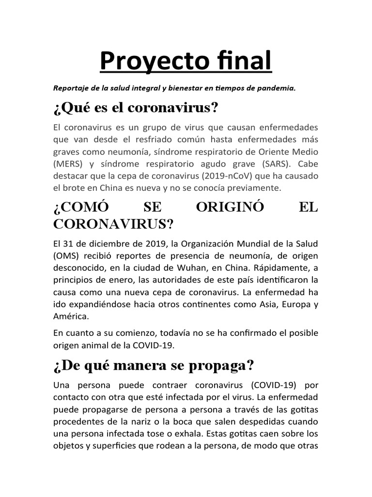 Impacto del COVID-19 en Salud y Economía | PDF | Epidemiología ...