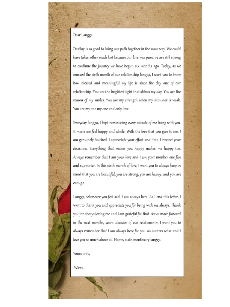 Loveletter | PDF | Poetry