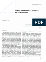 A controversa aceitação da Teoria da Tectónica de Placas à luz das Ideias de Kuhn