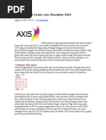 Download Trik Internet Gratis Axis Desember 2010 by Yusuf Hilmi SN53224471 doc pdf