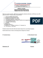 Berita Acara Penyelesaian Unit 600