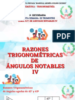 T-1 R.T. de Ángulos Notables Iv