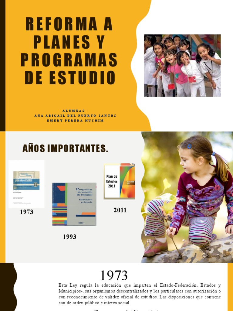 Reforma A Planes y Programas de Estudio | PDF | Plan de estudios ...