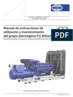 GENERATOR FG WILSON P750-3(Spanish). CM20150709-23195-34016