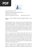 Resenha - Breve descrição sobre processos grupais