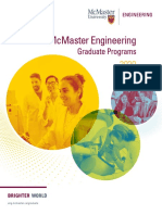 Mcmaster Engineering: Graduate Programs