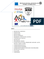 Proyecto Escuela Municipal de Futbol ASD