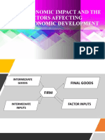 Socioeconomic Impact and The Factors Affecting Socioeconomic Development