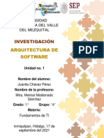 Arquitectura de Software - Juanita Chávez Pérez