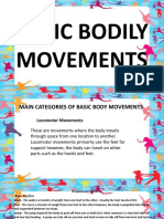 Basic Bodily Movements