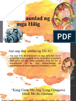 Pagpapaunlad NG Mga Hilig