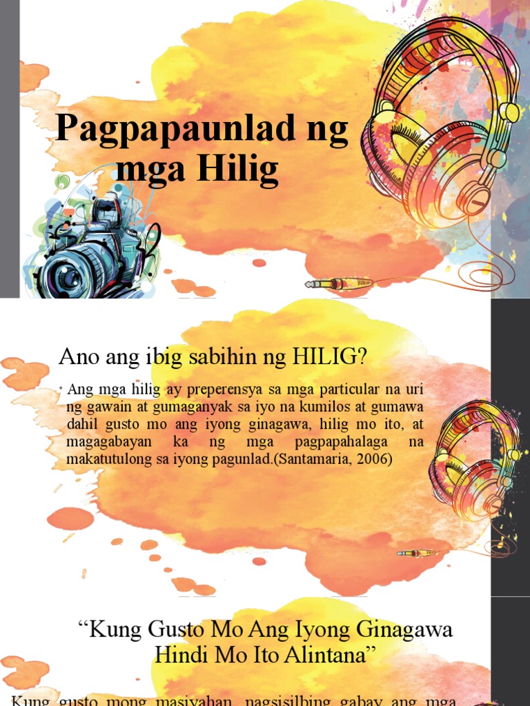 Pagpapaunlad NG Mga Hilig | PDF