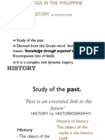 1 - Introduction To History