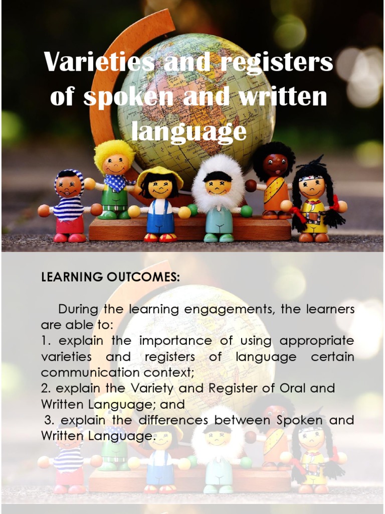 Understanding Language Registers | PDF | Linguistics | Human Communication