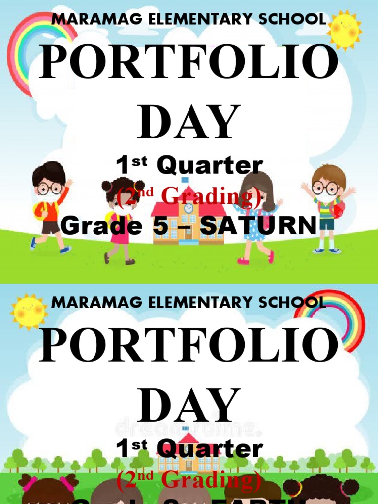 Portfolio DAY 1 Quarter Grade 5 SATURN PDF