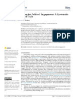 Social Sciences: Citizenship Education For Political Engagement: A Systematic Review of Controlled Trials