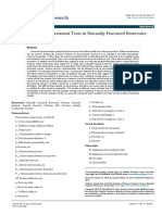 Analysis of Pressure Transient Tests in Naturally Fractured Reservoirs 2472 0518 1000121