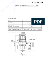 Datasheet AutoDrain AD-5 Orion